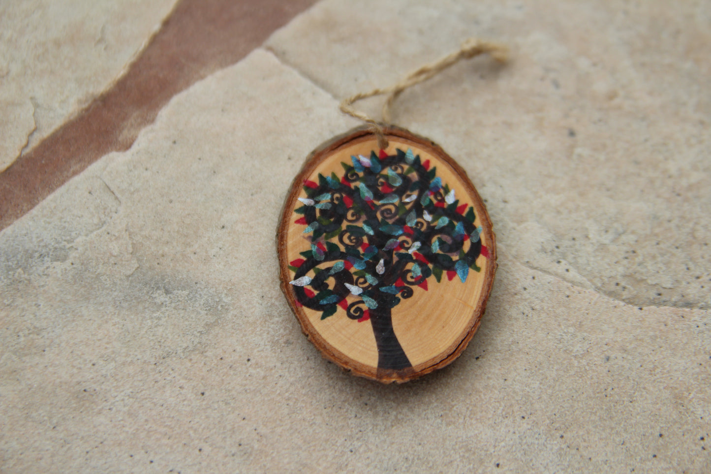 Multi-Colored Leaves - Mini Enchanted Tree Wall Hanging