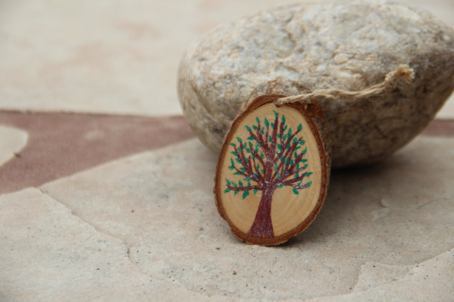 Mini Enchanted Tree Wall Hanging - Sparkly Brown Tree Trunk - Collector Series